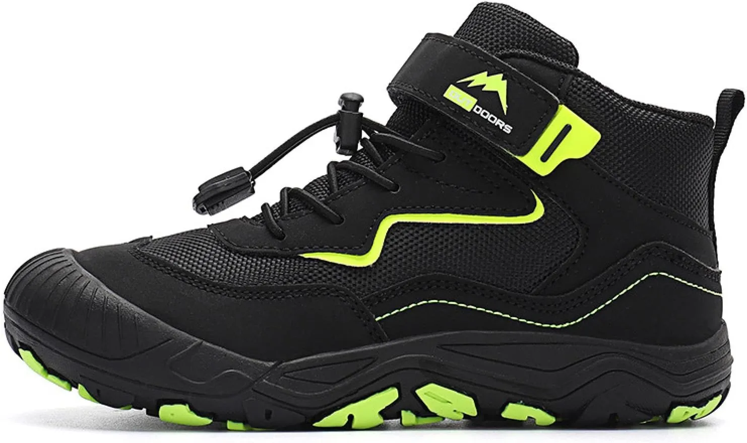 Boys' Hiking Shoes, Spring and Autumn wear-Resistant, Breathable Sneakers, Outdoor high-top Casual Hiking Shoes