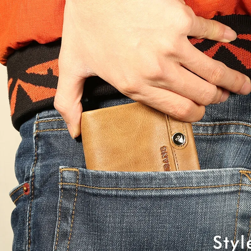 Branded High Quality Men's Genuine Leather Business Wallet