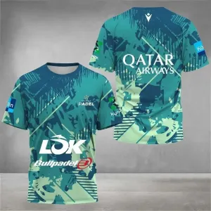 Breathable Solid Color Printed Men's Tennis Shirt