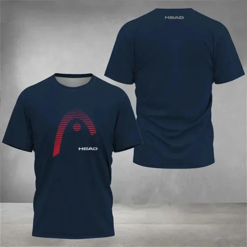 Breathable Solid Color Printed Men's Tennis Shirt