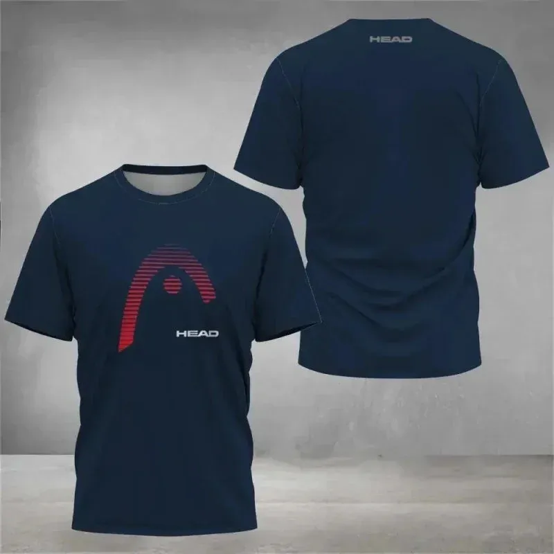Breathable Solid Color Printed Men's Tennis Shirt
