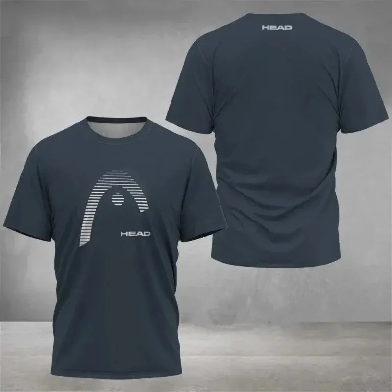 Breathable Solid Color Printed Men's Tennis Shirt