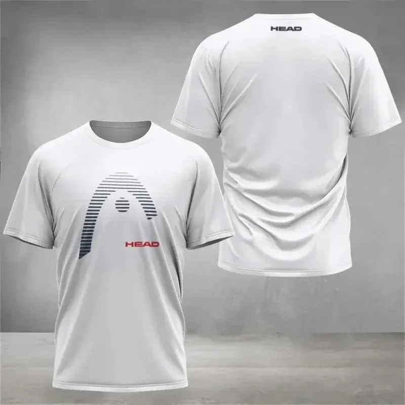 Breathable Solid Color Printed Men's Tennis Shirt