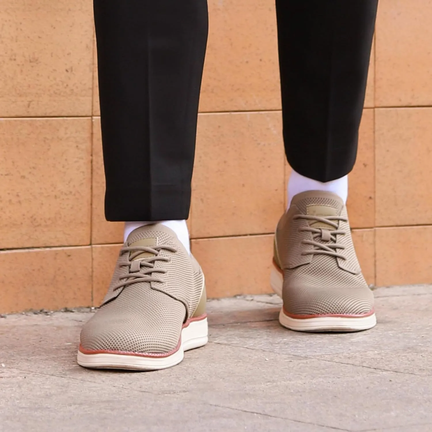 Breeze Shoes for Men Lace-Up Lightweight Casual Comfortable Fashion Sneakers