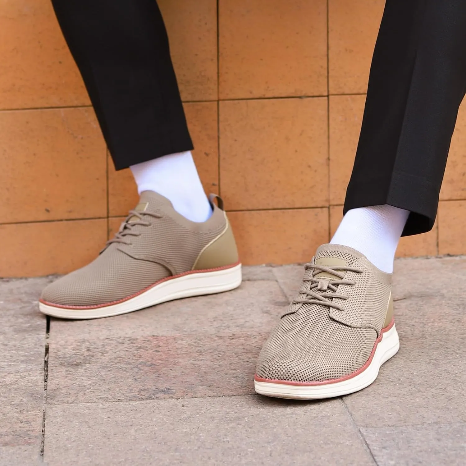 Breeze Shoes for Men Lace-Up Lightweight Casual Comfortable Fashion Sneakers