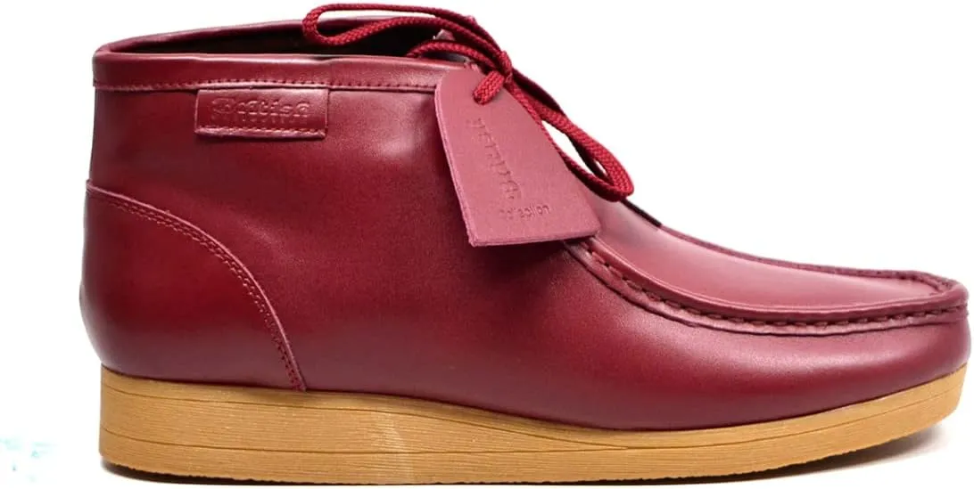 British Collection New Castle 2 Men Leather and Suede Lace Up Shoes