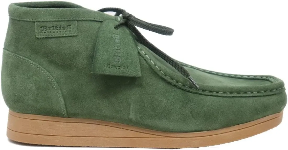 British Collection New Castle 2 Men Leather and Suede Lace Up Shoes