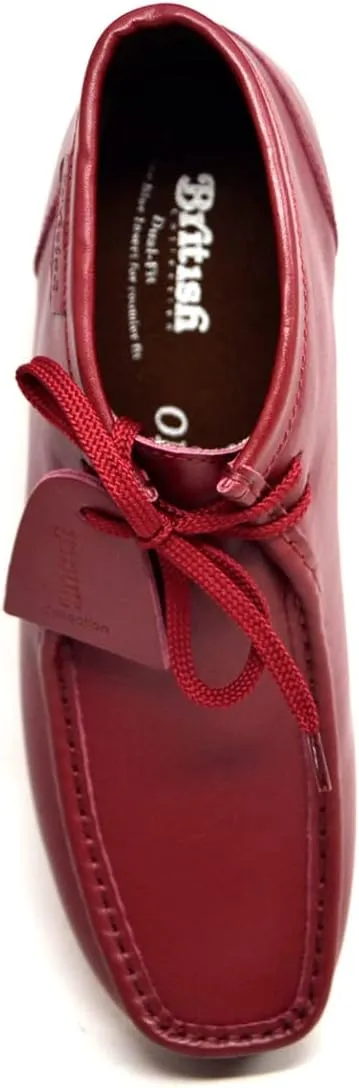 British Collection New Castle 2 Men Leather and Suede Lace Up Shoes