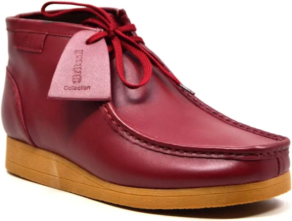 British Collection New Castle 2 Men Leather and Suede Lace Up Shoes