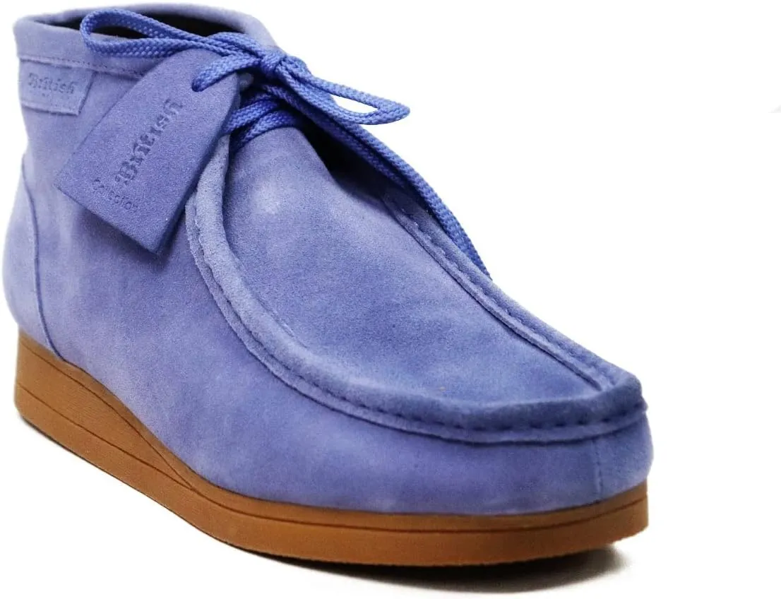 British Collection New Castle 2 Men Leather and Suede Lace Up Shoes