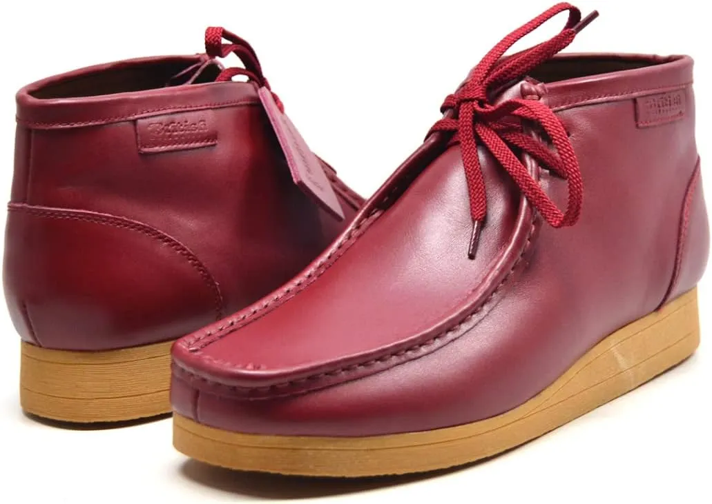 British Collection New Castle 2 Men Leather and Suede Lace Up Shoes