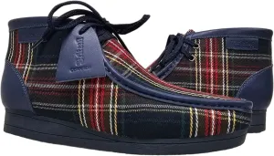 British Collection New Castle Men Cognac Leather and Suede Lace Up 12
