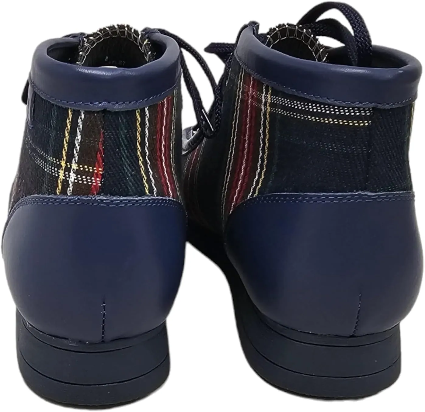 British Collection New Castle Men Cognac Leather and Suede Lace Up 12