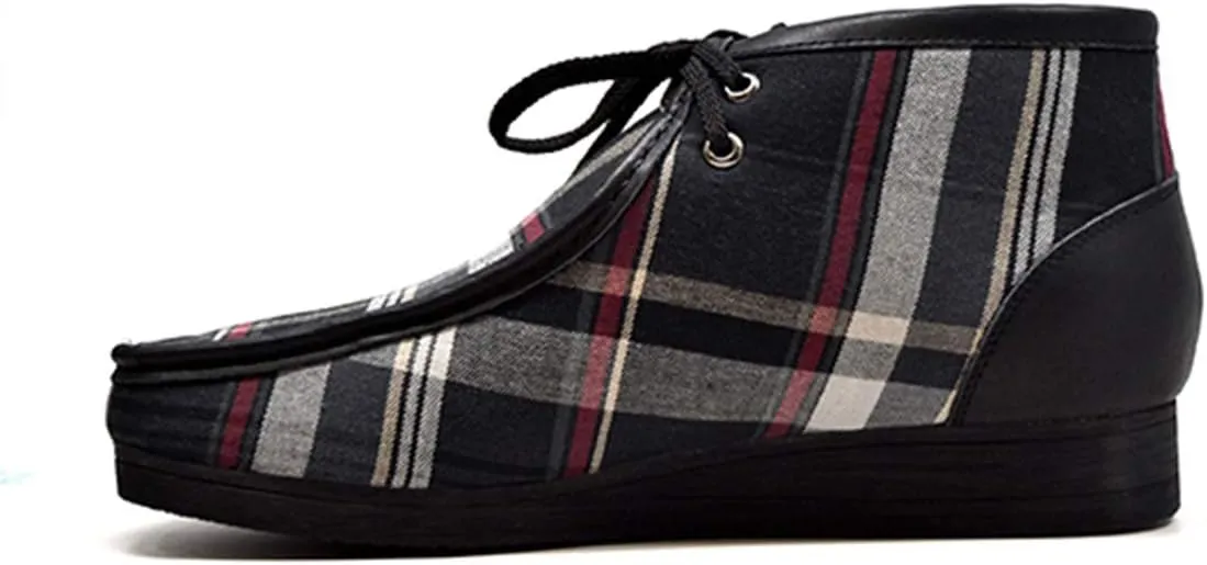 British Collection New Castle Men Cognac Leather and Suede Lace Up 12