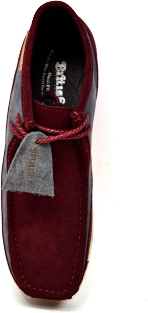 British Collection"Walkers Men Leather and Suede Lace Up