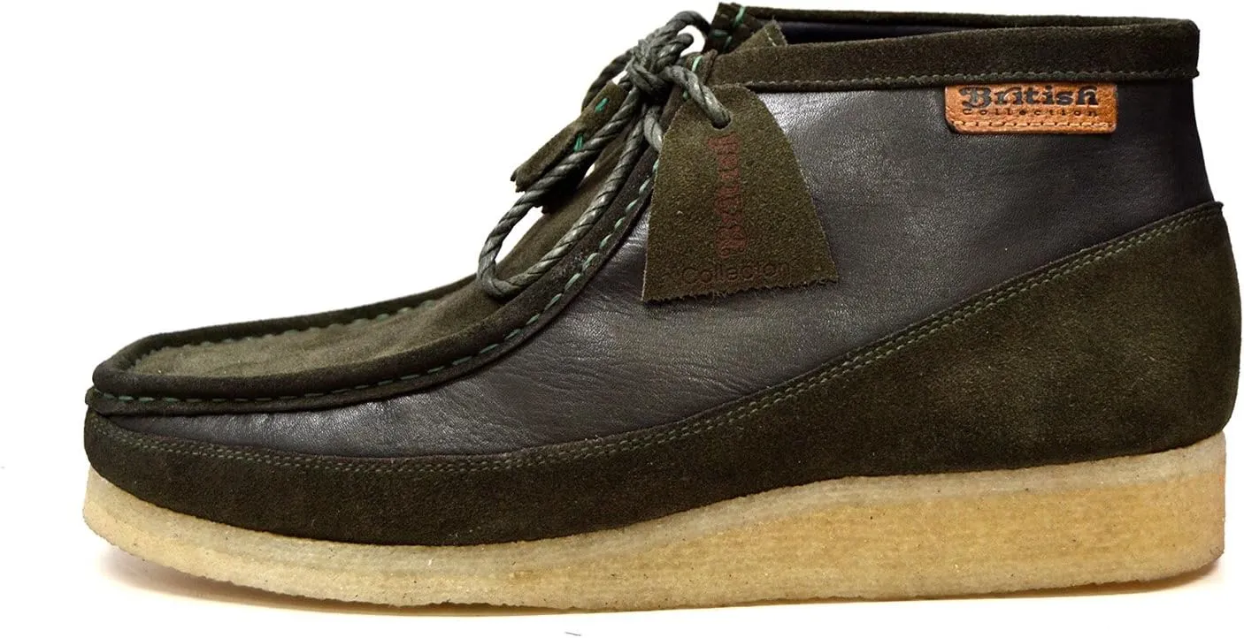 British Collection"Walkers Men Leather and Suede Lace Up