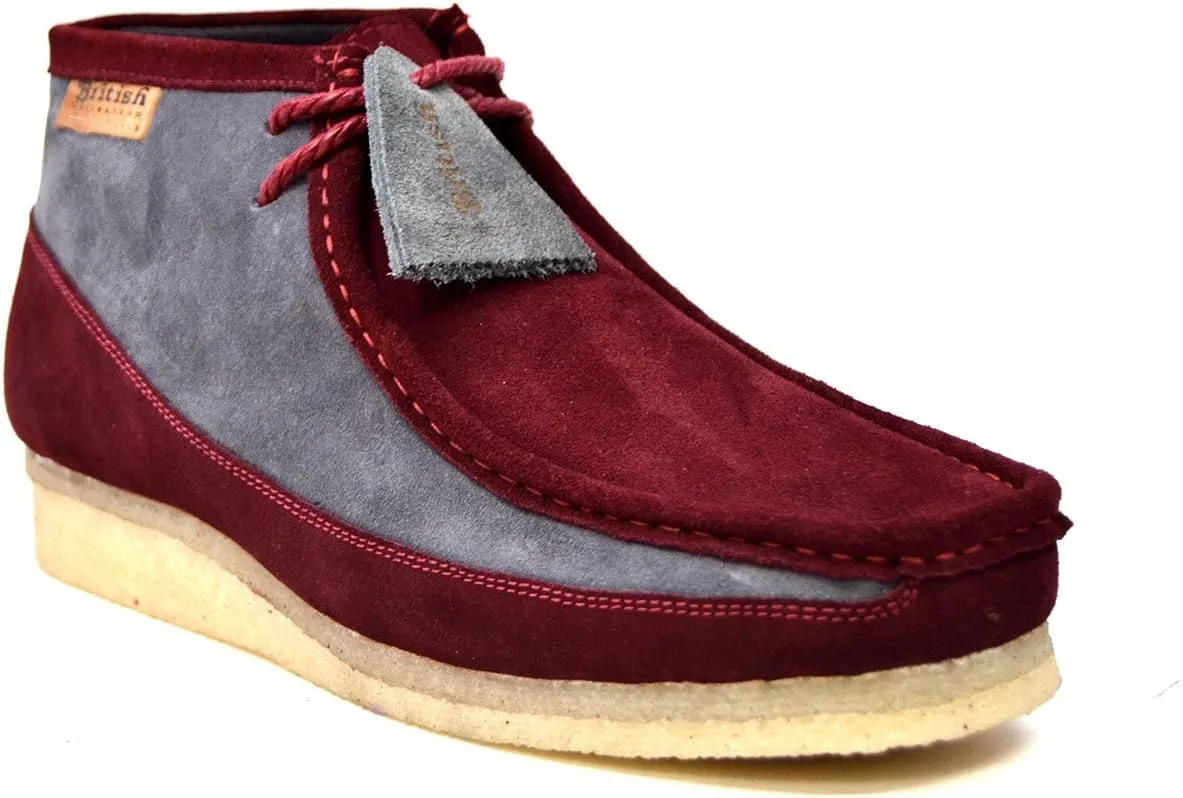 British Collection"Walkers Men Leather and Suede Lace Up