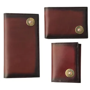 Brown Leather 12 Gauge Wallets