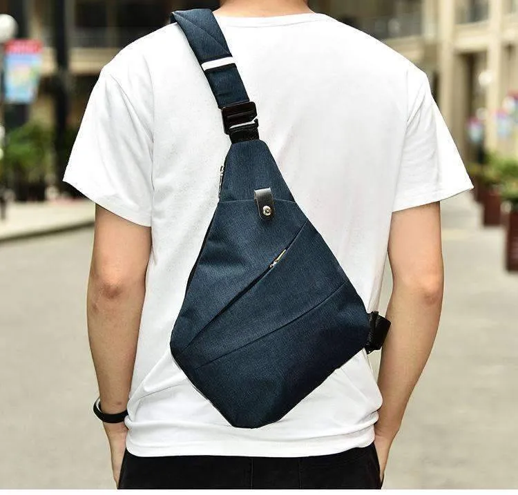 Business Style Waterproof Shoulder Crossbody Bag for Men