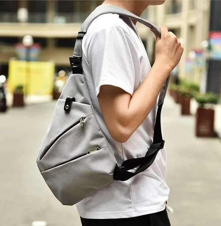 Business Style Waterproof Shoulder Crossbody Bag for Men