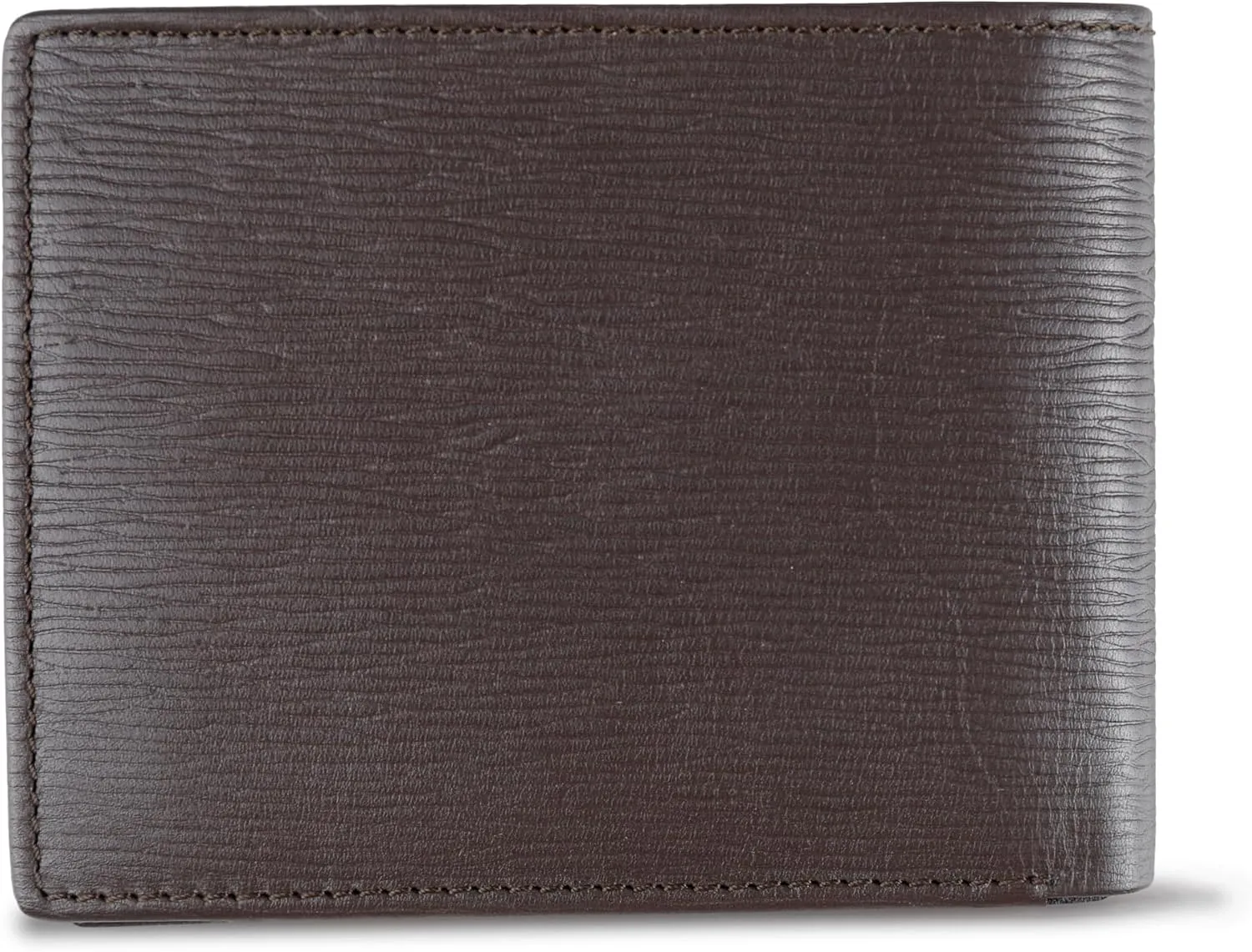 Calvin Klein Men's RFID Leather Minimalist Bifold Wallet with Multiple Card Slots and ID Window