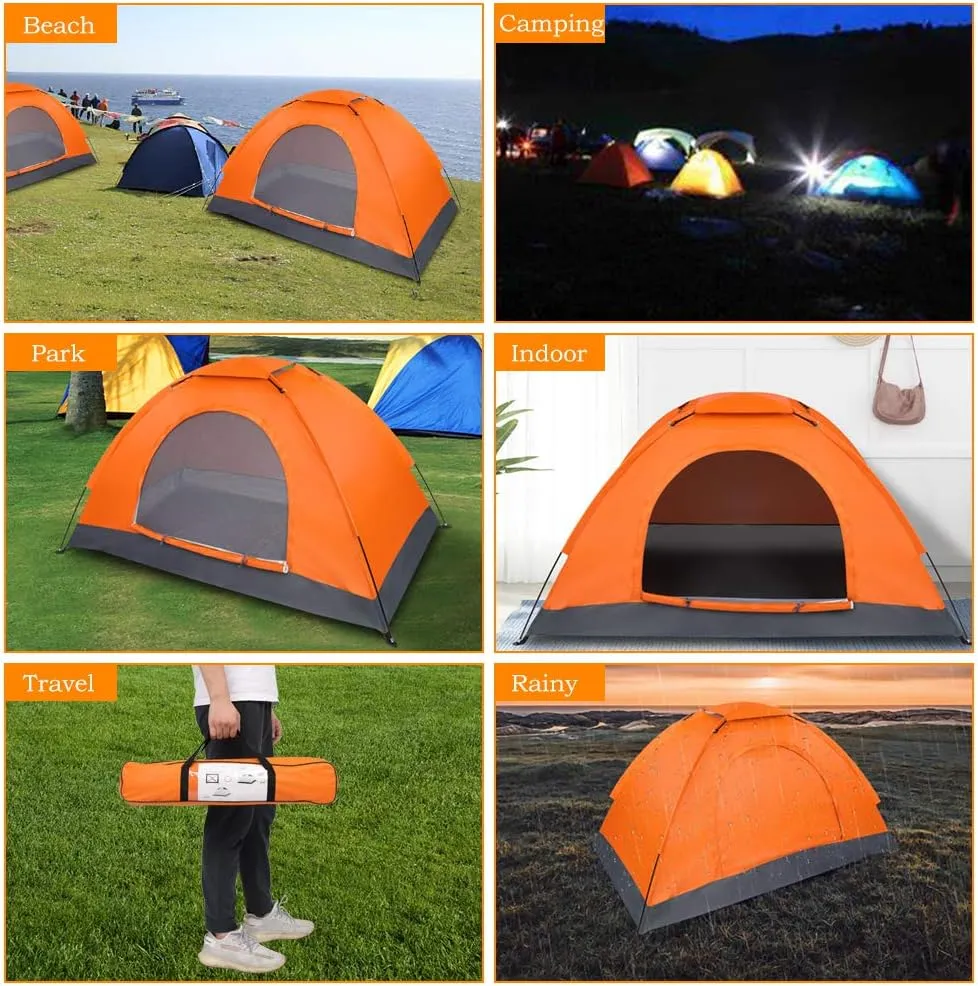 Camping Dome Tent, Waterproof, Spacious, Lightweight Portable Backpacking Tent for Outdoor Camping/Hiking