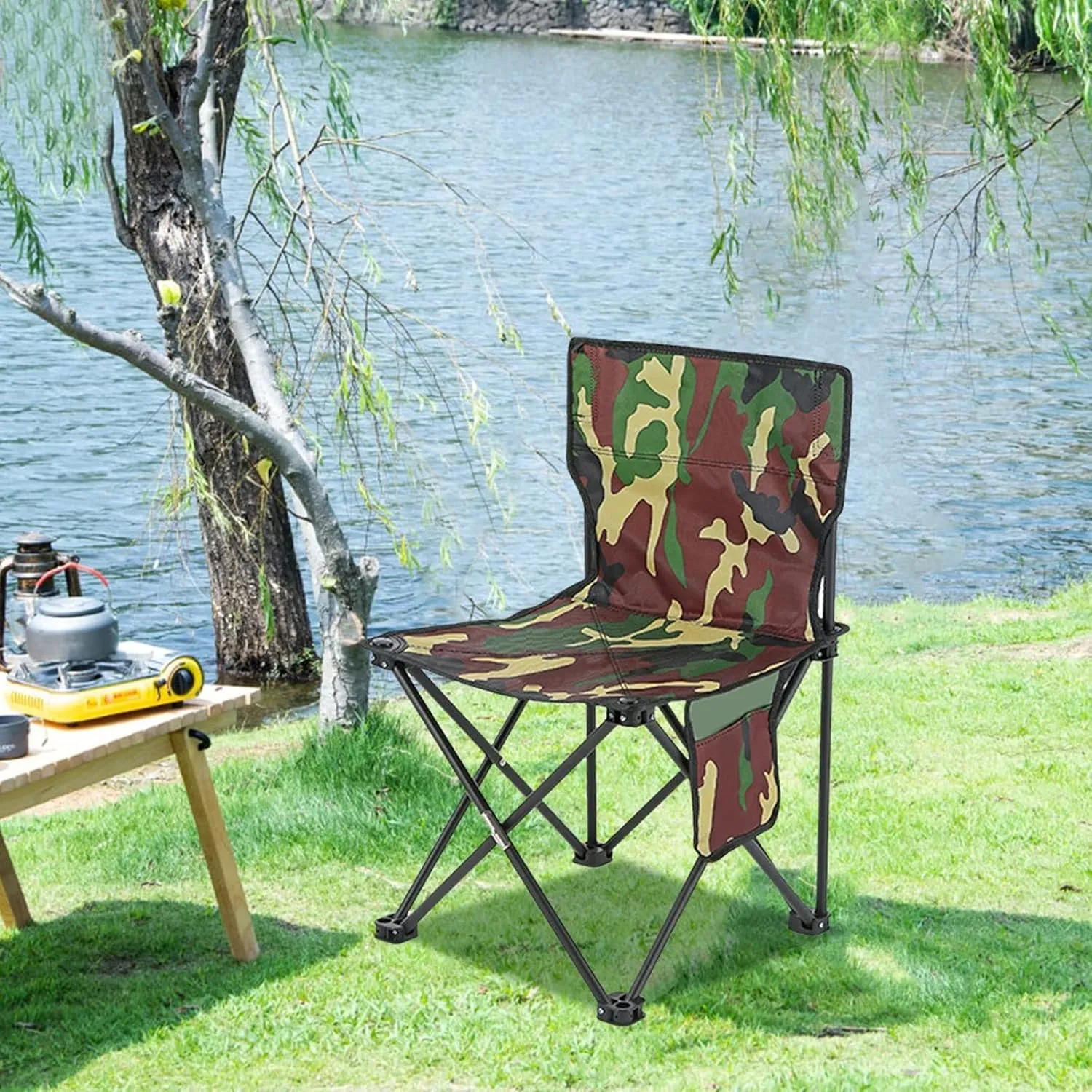Camping Folding Chairs Outdoor Camping Chairs Portable Fishing Chair Fishing Leisure Folding Stool Aluminum Alloy Camping Hiking Camp Chairs
