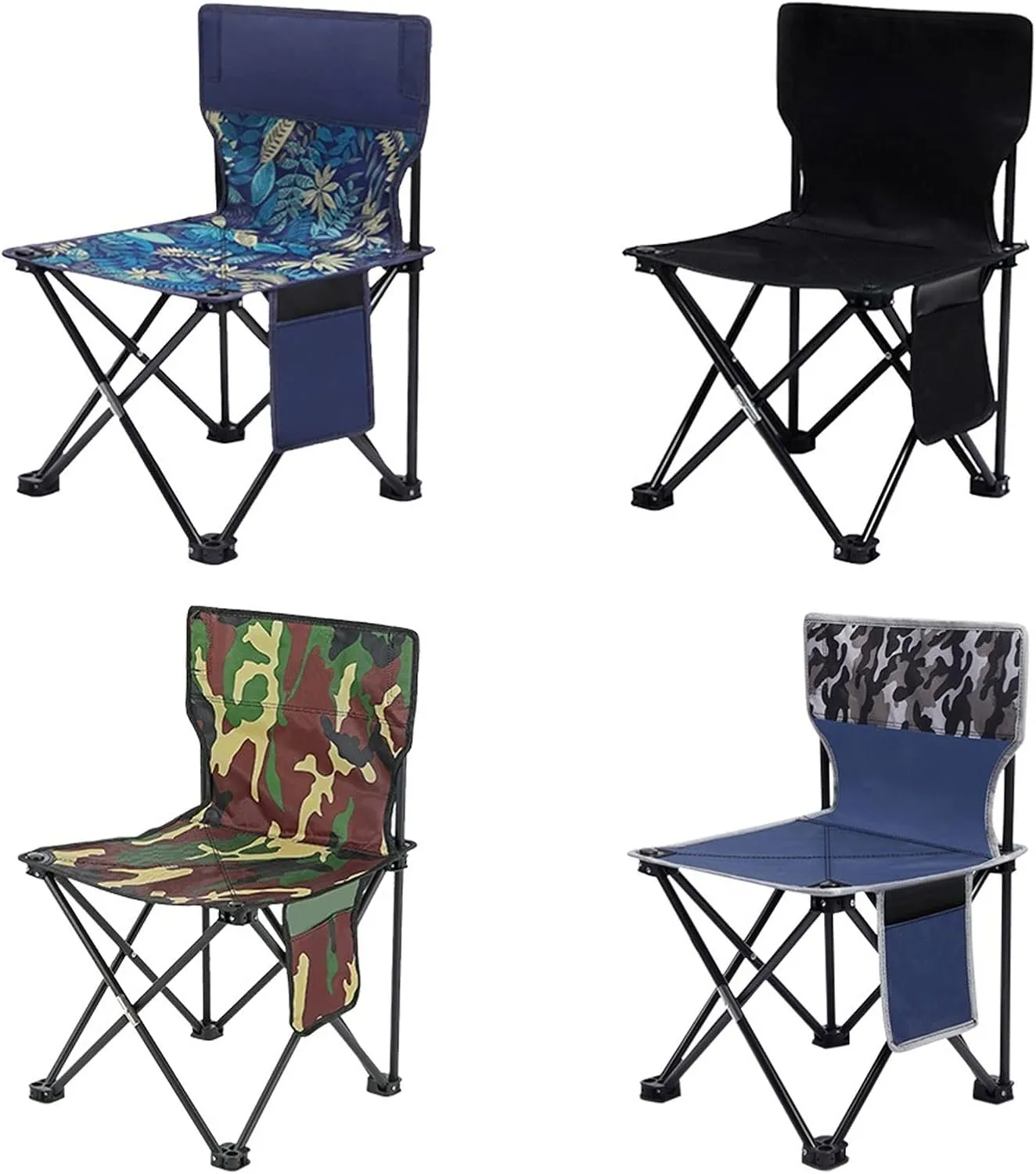 Camping Folding Chairs Outdoor Camping Chairs Portable Fishing Chair Fishing Leisure Folding Stool Aluminum Alloy Camping Hiking Camp Chairs