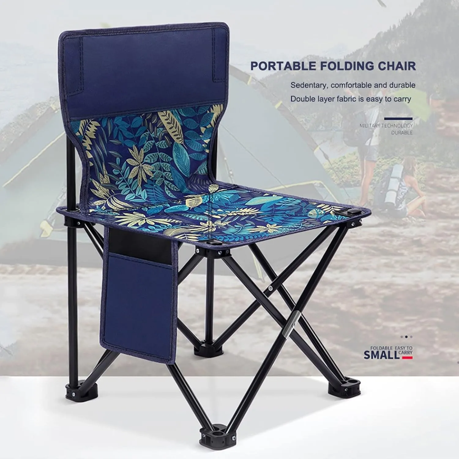 Camping Folding Chairs Outdoor Camping Chairs Portable Fishing Chair Fishing Leisure Folding Stool Aluminum Alloy Camping Hiking Camp Chairs