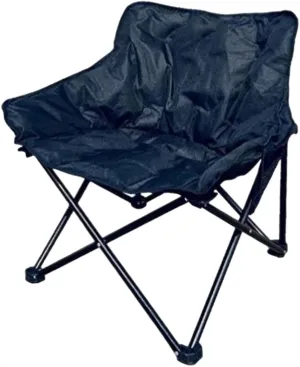 Camping Padded Chair Lounge Chair Moon Leisure Chair Folded Seat for Lawn Camping