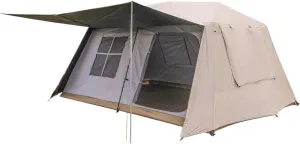 Camping Ridge Tent Outdoor Multi-Person Windproof and Rainproof Automatic Tent Camping Tent(Vinyl_Large)