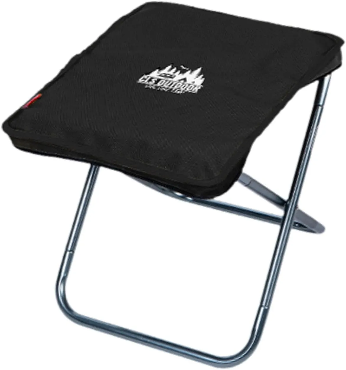 Camping Stool Fishing Stool Lightweight Portable Chair Mini Folding Stool Small Folding Chair for Concert Traveling Gardening, Black