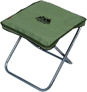 Camping Stool Fishing Stool Lightweight Portable Chair Mini Folding Stool Small Folding Chair for Concert Traveling Gardening, Green