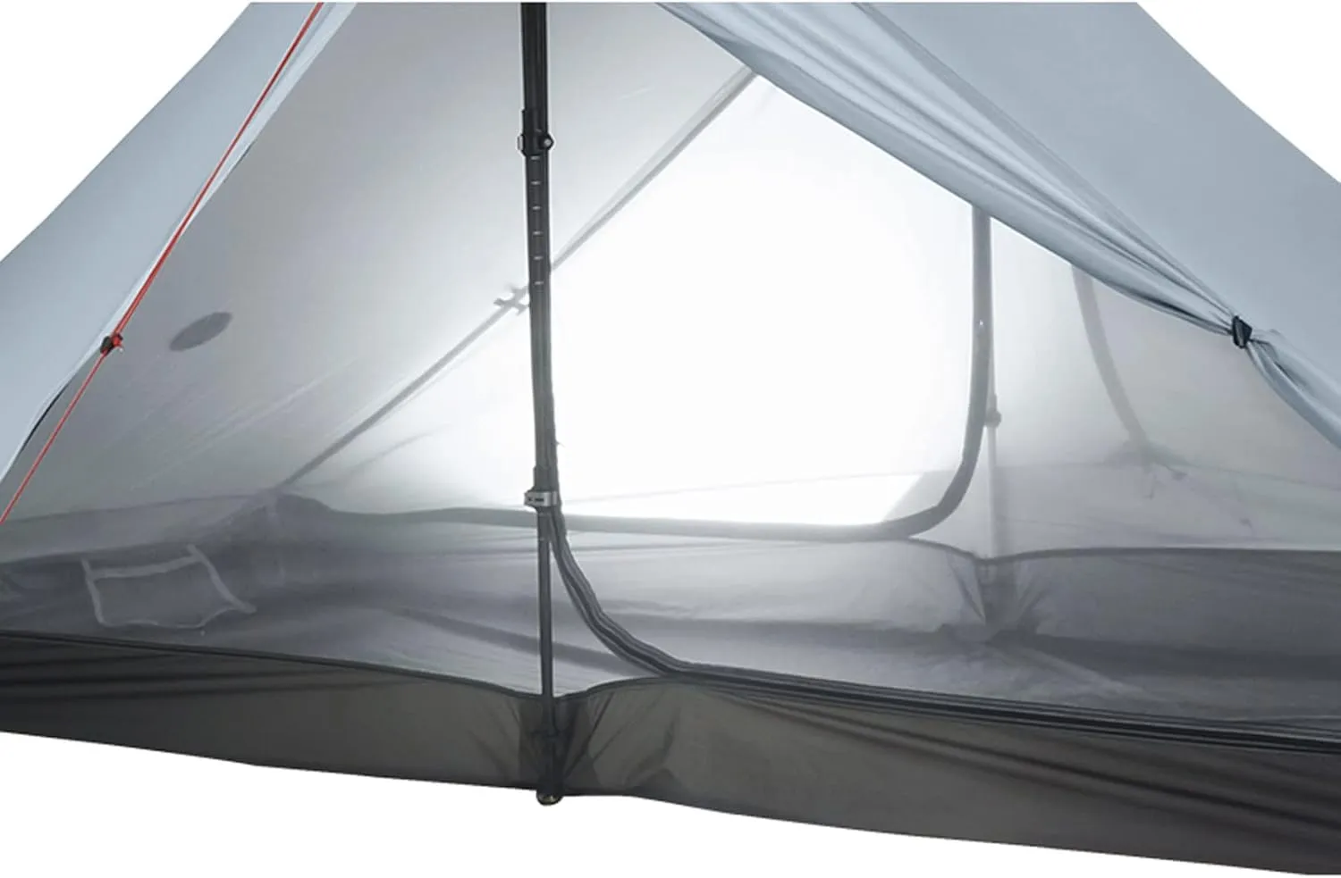 Camping Tents, 2 Person Outdoor Ultralight Camping Tent 3 Season Professional 20d Nylon Both Sides Silicon Tent (Color : Green 3 Season)