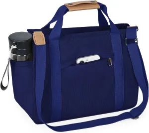 Canvas Tote Bag with Multiple Pockets for Women, Cute Crossbody Shoulder Bag Casual Hobo Messenger Purse Handbag