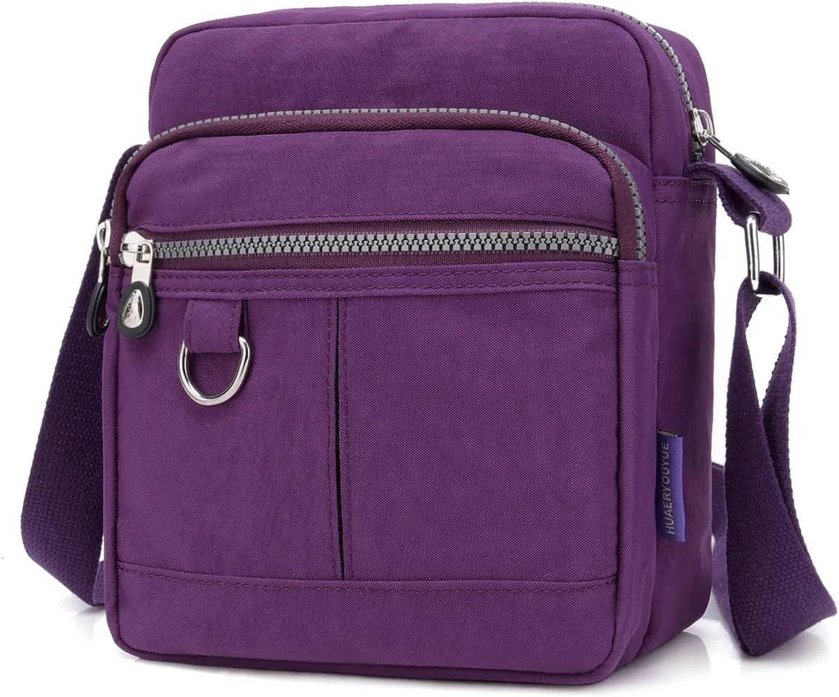 Casual Nylon Crossbody Purse Bag Waterproof Lightweight Shoulder Bag for Women Handbag