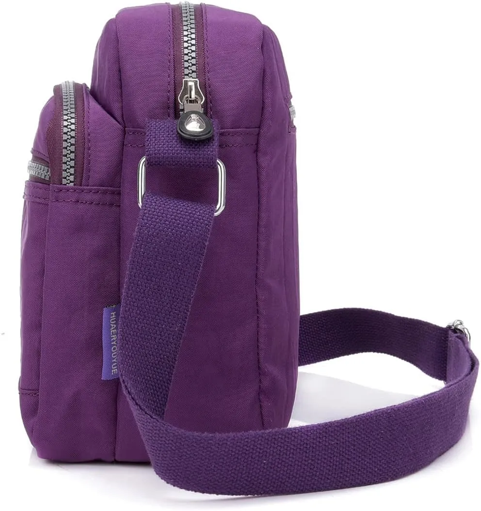 Casual Nylon Crossbody Purse Bag Waterproof Lightweight Shoulder Bag for Women Handbag