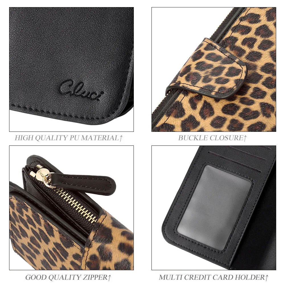 Cathy Luxury Women's Vegan Leather Wallet With Zipper