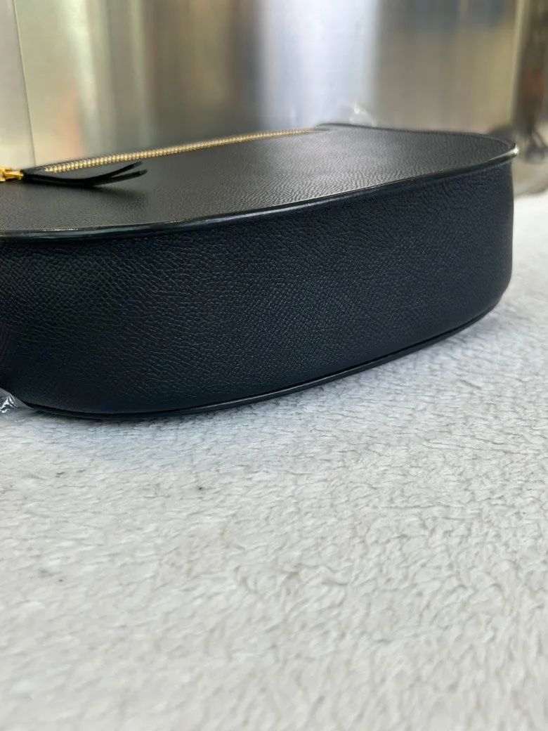 Celine  Box Bag, Black Leather Crossbody