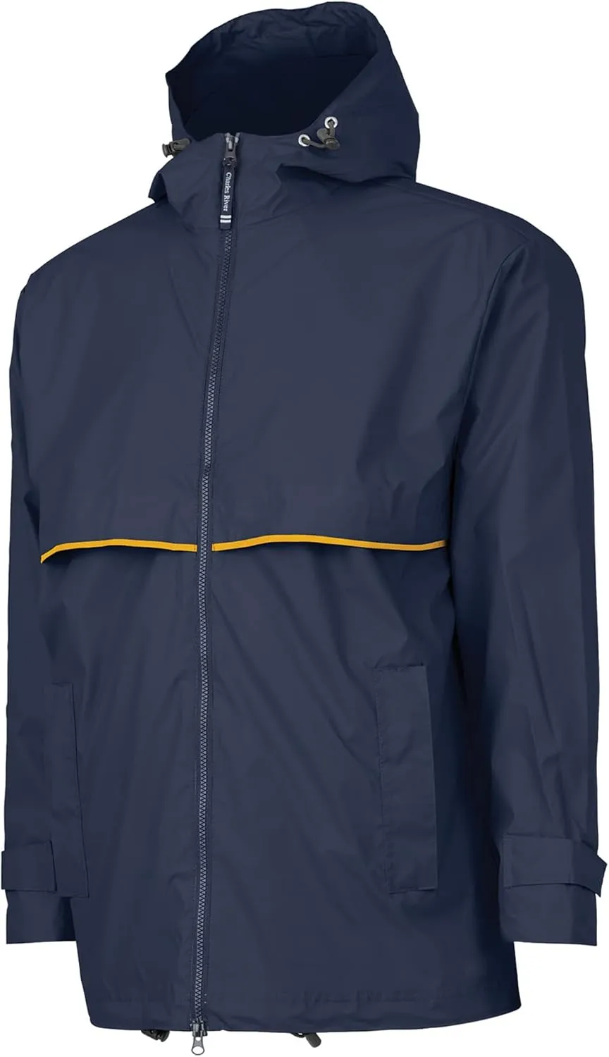 Charles River Men's New Englander Waterproof Rain Jacket (Reg & Ext Sizes)