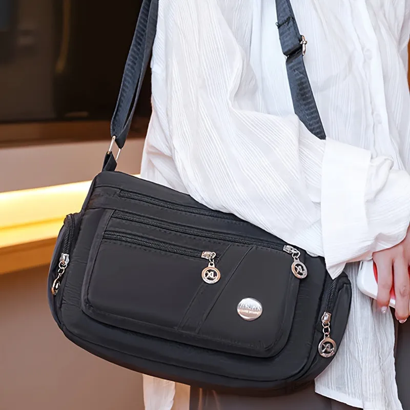 Chic Waterproof Nylon Crossbody Bag