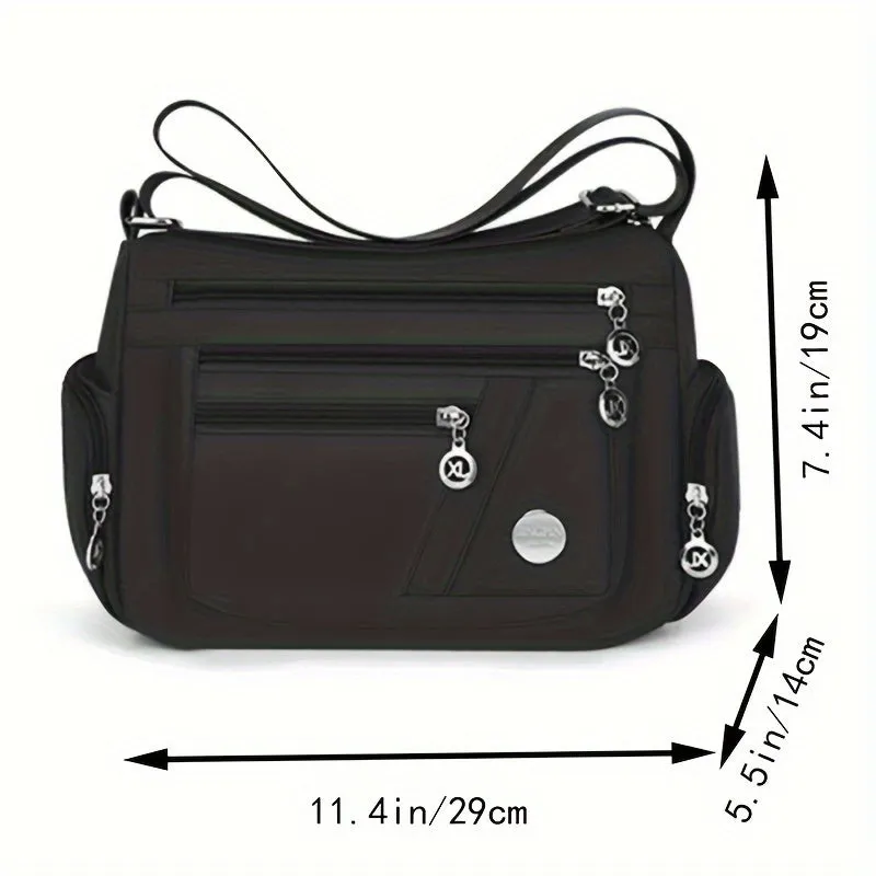 Chic Waterproof Nylon Crossbody Bag