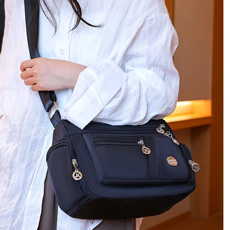 Chic Waterproof Nylon Crossbody Bag