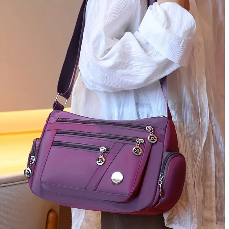 Chic Waterproof Nylon Crossbody Bag