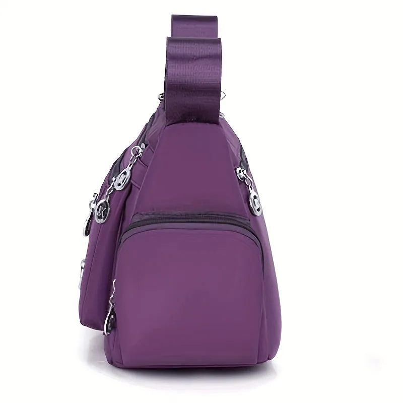 Chic Waterproof Nylon Crossbody Bag