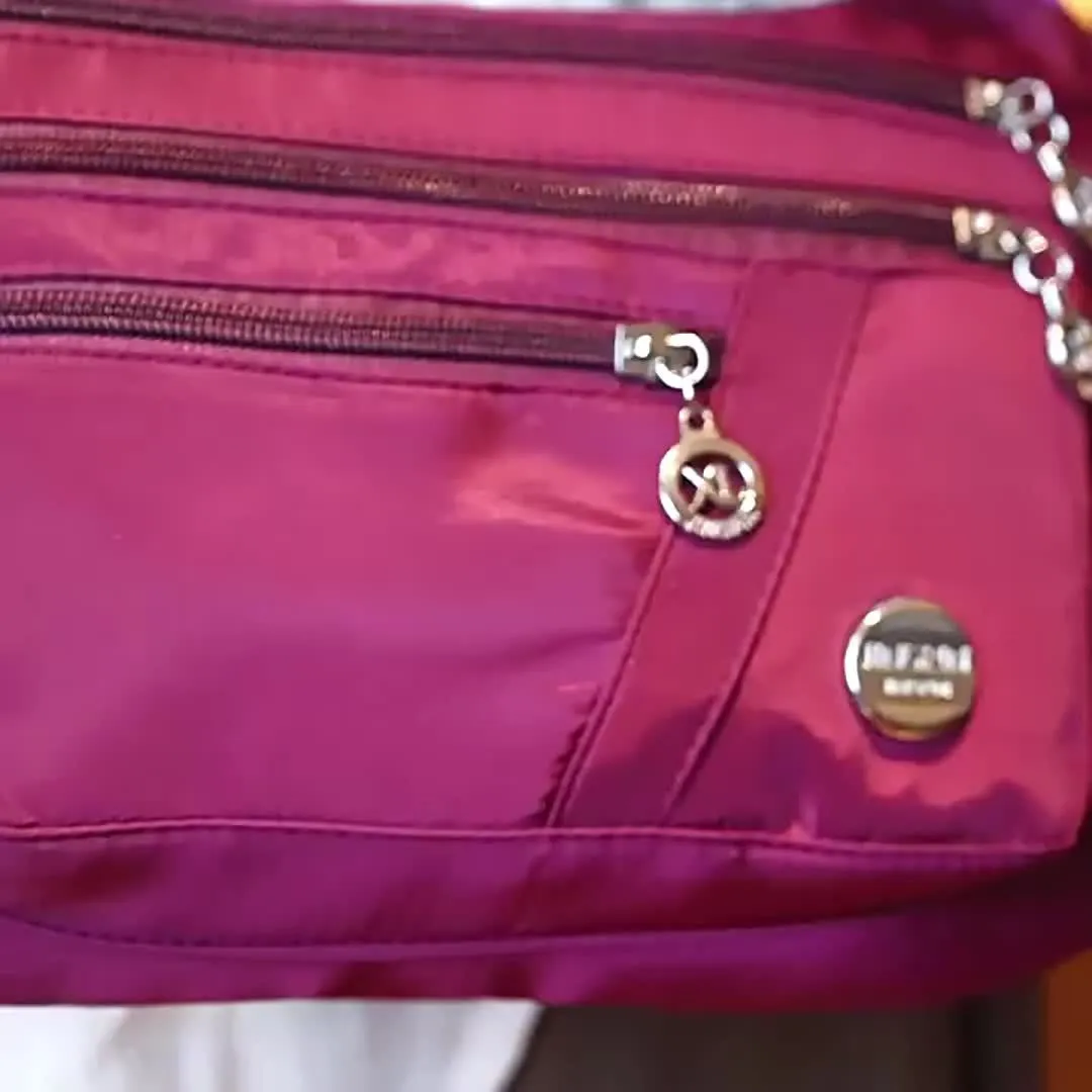 Chic Waterproof Nylon Crossbody Bag