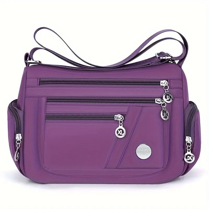 Chic Waterproof Nylon Crossbody Bag