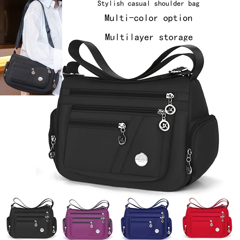 Chic Waterproof Nylon Crossbody Bag