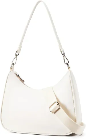 CHOLISS Small Crescent Shoulder Bag for Women, Nylon Crossbody Bags for Women Trendy, Everyday Bag with Adjustable Straps