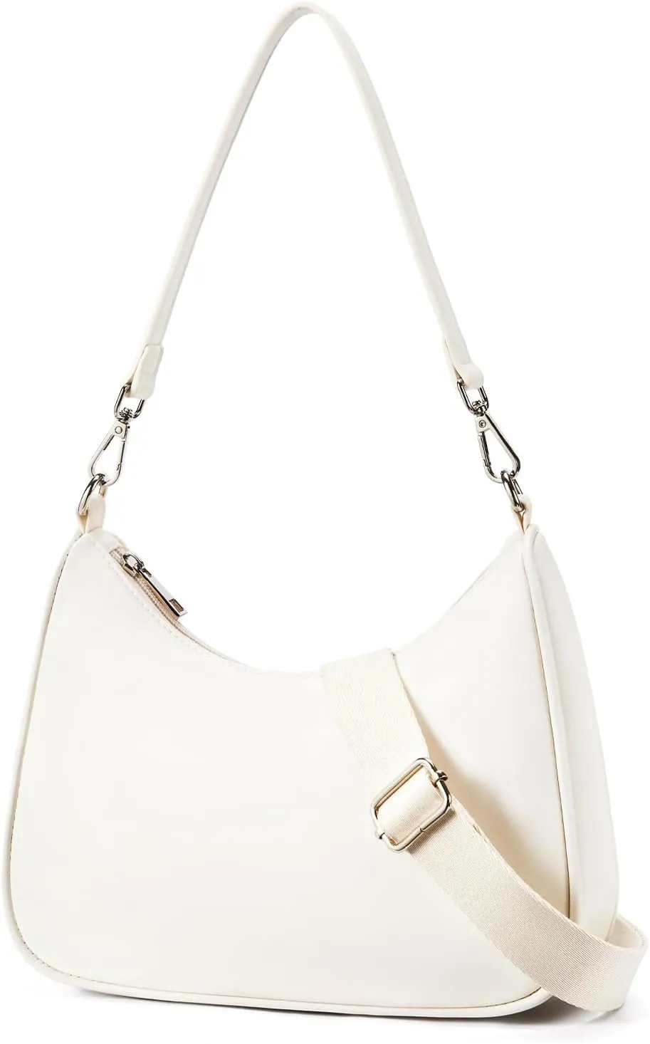 CHOLISS Small Crescent Shoulder Bag for Women, Nylon Crossbody Bags for Women Trendy, Everyday Bag with Adjustable Straps